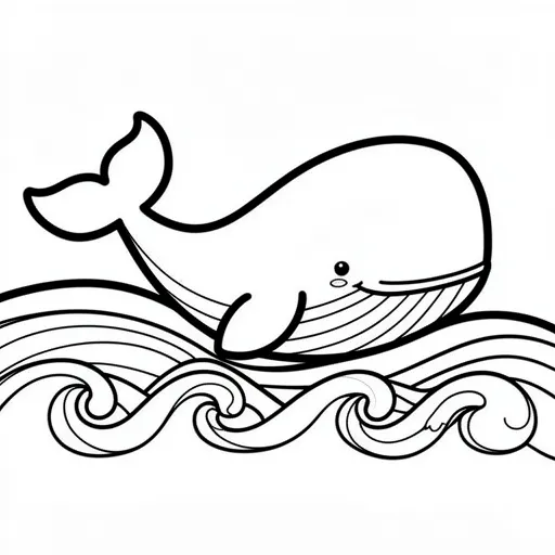 Real generated ocean animal coloring worksheet for an animal themed set